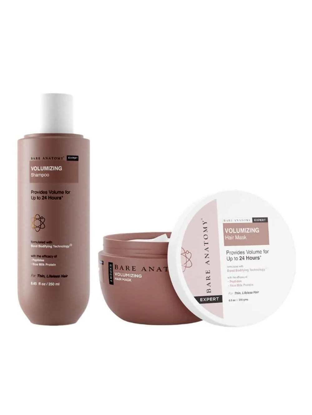 Bare Anatomy Volumizing Shampoo and Hair Mask Set of 2